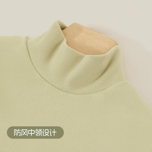 CARTELO/卡帝乐鳄鱼微米绒加绒长袖纯色保暖百搭打底衫 商品图5