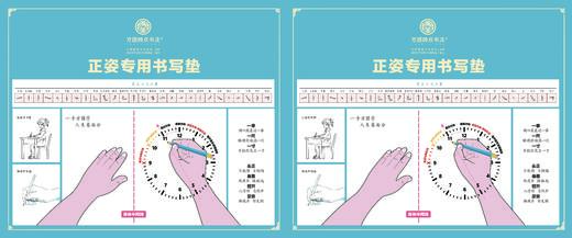 方圆四点双人专用书写垫 仅对方圆四点合作校出售（尺寸：120*50cm） 商品图0
