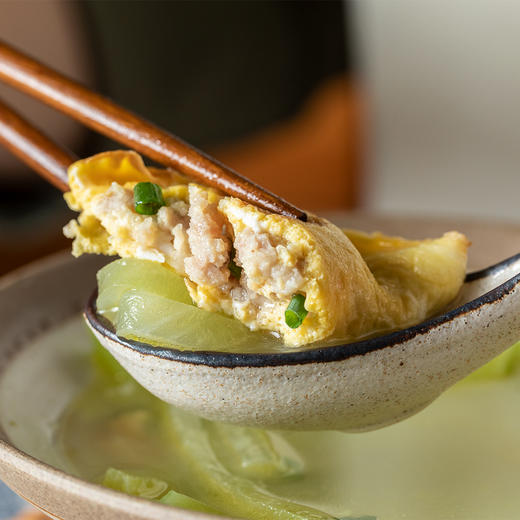 锦和甲黄金蛋饺|简单快手，皮薄馅香又鲜嫩，蒸煮煎、涮火锅都好吃！ 商品图4