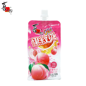 喜之郎果粒爽饮料（水蜜桃）350ML