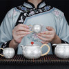 子佩集S999银【常相绕】锤纹提梁壶小茶壶公道杯摆件茶杯摆件茶具套装【AHYQ051】【YMT013】【YMT014】【YMT015】2311 商品缩略图9