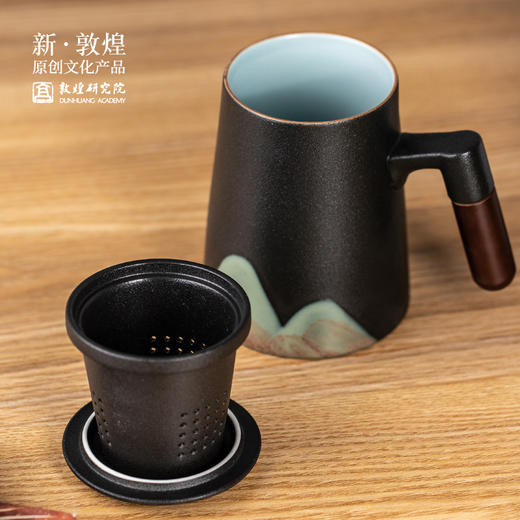 敦煌研究院【山水饮敦煌泡茶杯套装】便携式旅行茶具套装博物馆礼品 商品图3