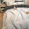严选北欧简约ins轻奢四件套全棉纯棉床上用品被罩被套床笠宿舍4三 商品缩略图1