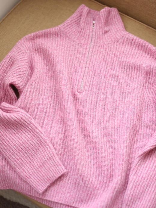 MAISON COVET 粉色高领毛衣 商品图14