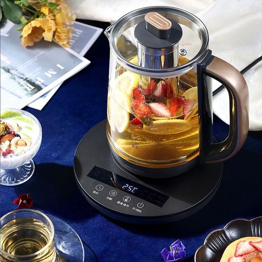 大宇（DAEWOO）煮茶壶1.8L容量家用多功能玻璃花茶烧水壶办公室养生壶 DYYS-18H20养生壶 商品图2
