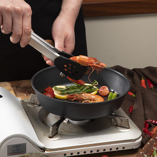 神田钛铁汤锅煎锅套装组合 汤锅煎锅22cm 商品图7