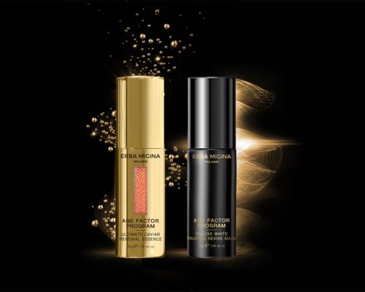 ERBA MIGINA AGE FACTOR PROGRAM DELUXE BLACK GOLD REVIVE MASK SET意大利EM黑金鱼子微囊面膜套组30g+30g EM 商品图0