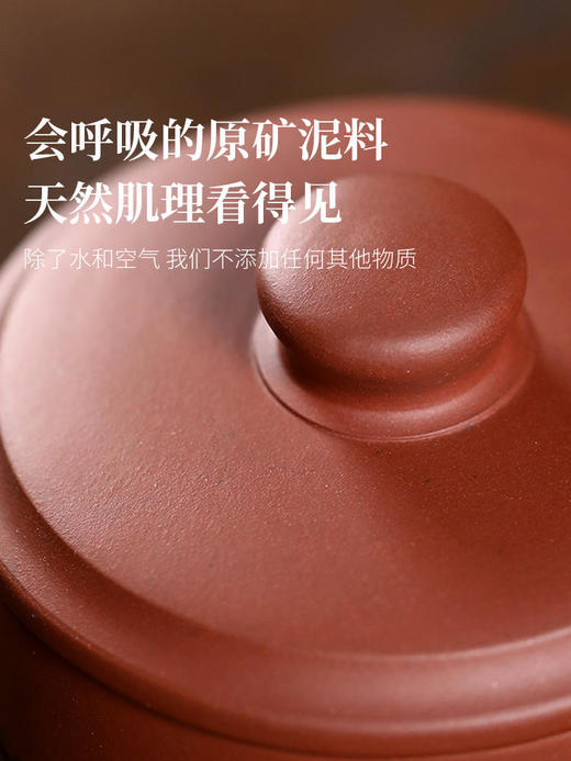 【非同款】宜兴原矿紫砂杯茶杯正宗清水泥大容量纯手工办公单人家用青山探幽 商品图2