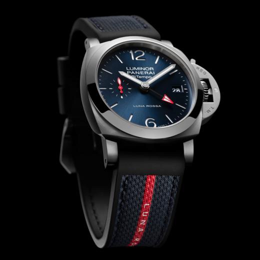 沛纳海 Panerai Luminor庐米诺Quaranta BiTempo Luna Rossa腕表 PAM01404 商品图2