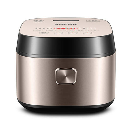 苏泊尔（SUPOR）5L球釜内胆8-10人香槟金色纯平触控面板多功能家用智能电饭煲SF50FC77 商品图0
