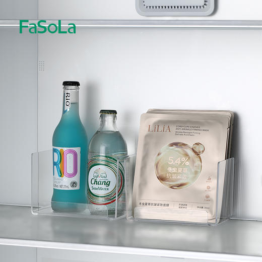 FaSoLa卫生间镜柜收纳盒面膜收纳盒化妆品分层置物架桌面整理盒 商品图10