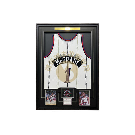 收藏系列 麦迪 猛龙队1号白色 亲笔签名球衣 商品图0