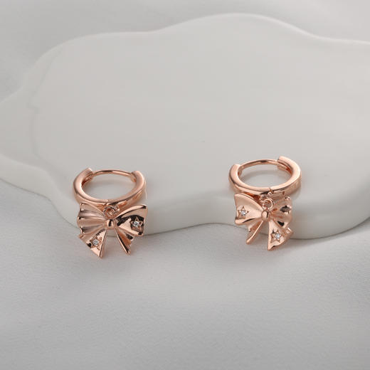 【宏艺珠宝】花心秘语·银s925耳饰 商品图1