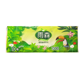 雨森 春意盎然系列卫生卷纸 10卷/提