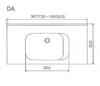 日本吉本进口洗脸盆台盆一体柜台YS-DA直型洗面台面750mm~1900mm 商品缩略图9
