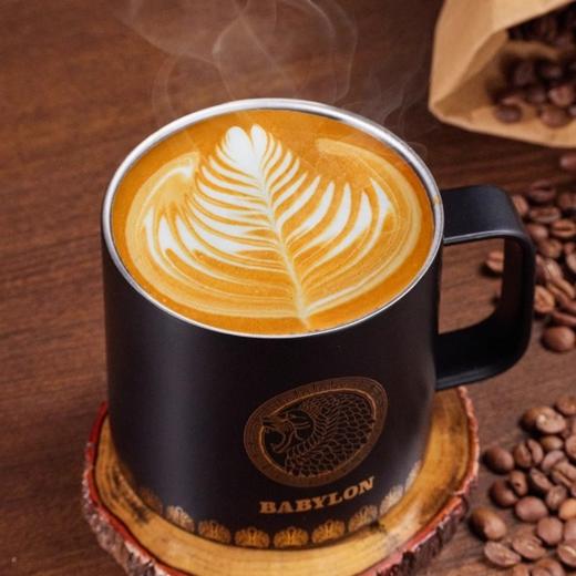 大英博物馆东方文明系列 亚述狮子不锈钢大容量把手保冷保温杯450ml 商品图2