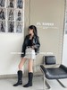 新品女士单层尖头骑士高靴962B35543（W） 商品缩略图4
