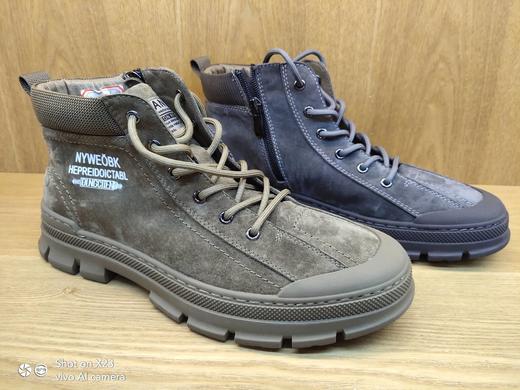 豪行秋冬短靴11362306男款牛皮 商品图0