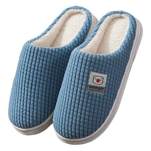 棉拖鞋女冬季居家室内防滑厚底保暖地板拖情侣拖鞋男2023新款爆款 商品图3