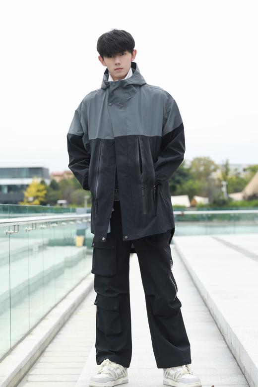 S335875134拼接休闲风衣 商品图11