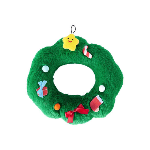 【2024圣诞限定】大英博物馆圣诞系列 盖亚·安德森猫和她的朋友们 圣诞花环毛绒挂件 商品图4