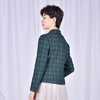 圣三利女装  气质优雅X形格纹西装外套SL2032121 商品缩略图2