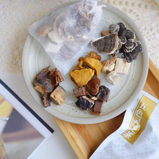 藏地干货｜五行养生 野生灵芝 五色灵芝茶包 简单便捷 商品图3