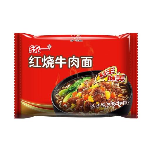 统一100 红烧牛肉方便面 100g/袋 商品图0