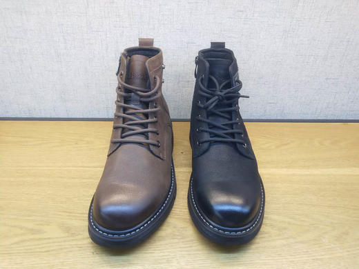 冬季新款加绒棉靴男士马丁靴11451821牛皮防滑雪地棉 商品图3