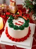 圣诞节主题J款  小熊蜡烛复古蛋糕 白色奶油围边与红色奶油围边 商品缩略图4