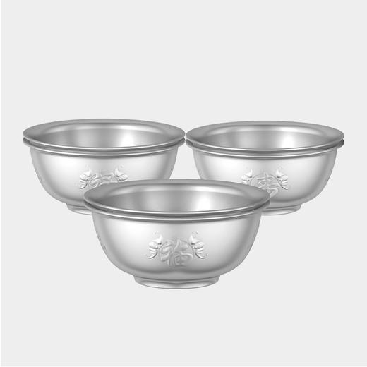 贝斯系列-福禄寿双层碗六件装（砂光） 商品图0