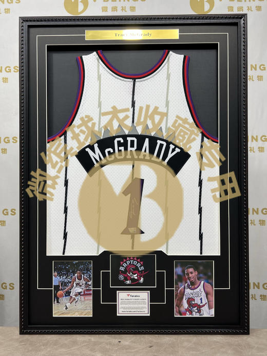 收藏系列 麦迪 猛龙队1号白色 亲笔签名球衣 商品图1