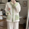 珊瑚绒睡衣女冬季新款加绒加厚保暖甜美法兰绒可外穿家居服套装_qyh 商品缩略图0