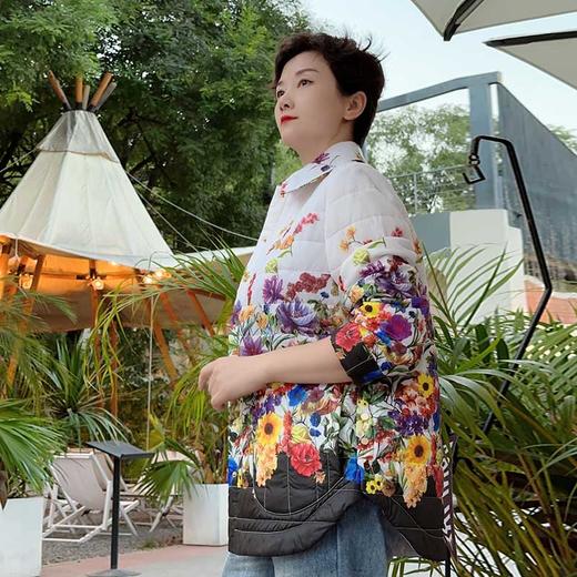 圣三利女装 印花薄棉服SL2031120 商品图1