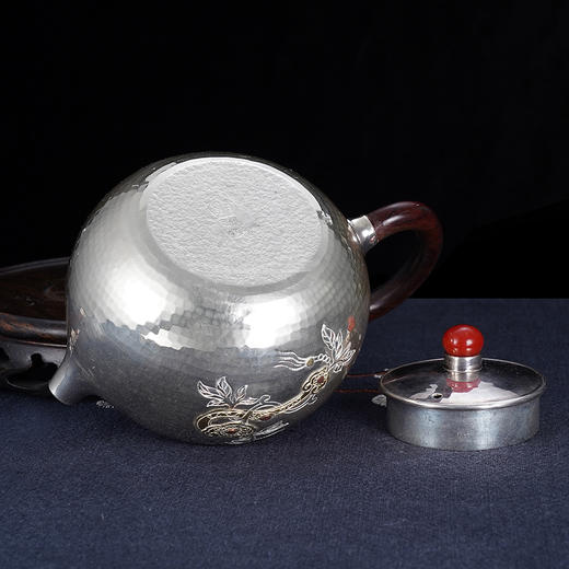 子佩集S999银【如意令】嵌金提梁壶小茶壶公道杯摆件茶杯摆件茶具套装【ZJ007】【ZJ005】【ZJ006】【ZJ012】2311 商品图9