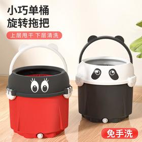 免手洗洗脱一体拖地自动甩干懒人拖把家用旋转拖把红色圆拖把批发