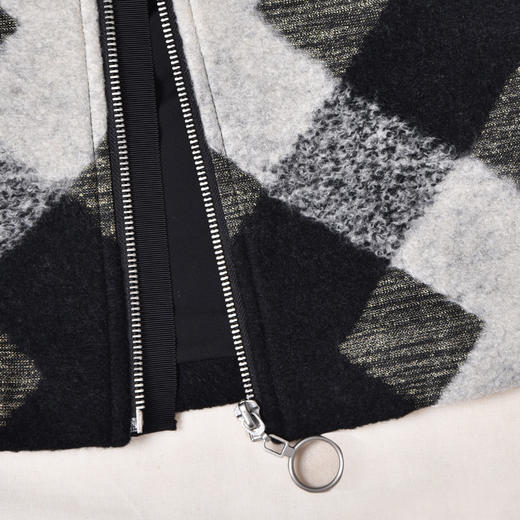 圣三利女装新秋冬短款格子半身裙 半裙SL321B06 商品图3