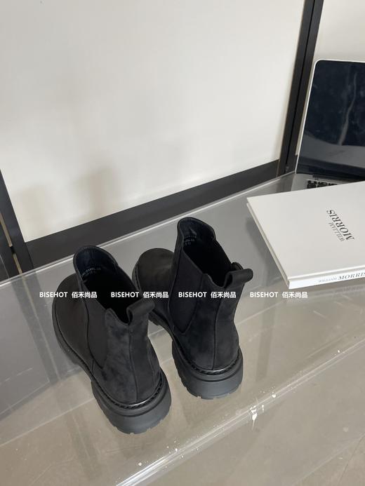 新品女士弹力绒一脚蹬复古矮靴962B35586（W） 商品图5