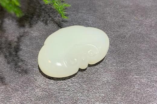 【御珠宫坊】羊脂白玉如意锁 商品图3