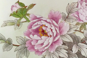  【国画教程】工笔牡丹《茄蓝丹纱》绘画步骤详解 