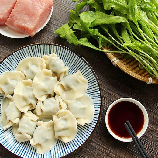 湾仔码头 荠菜猪肉水饺 1320g/袋 商品图3