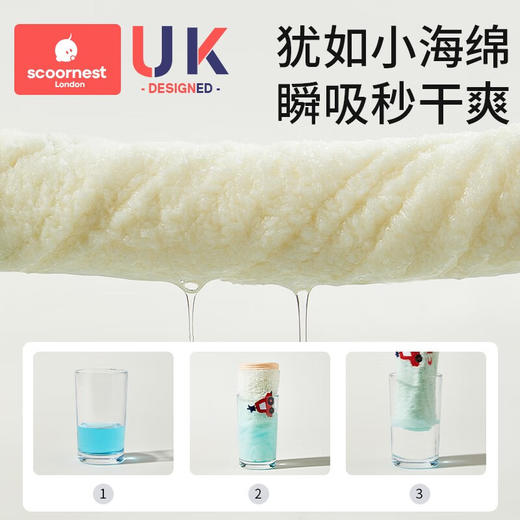 科巢婴儿口水巾超软小方巾新生儿专用宝宝洗澡洗漱巾儿童棉柔洗脸毛巾 商品图2