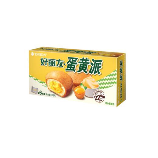 好丽友蛋黄派138g*6枚*1袋 商品图0