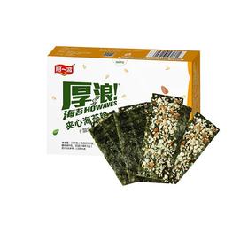 阿一波 夹心海苔脆盒装 26.5g/盒