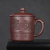 智慧-江南古韵紫砂杯（400CC）宜兴正品紫砂杯大容量单人茶杯带盖杯子紫泥中式办公送礼江南古韵 商品缩略图0