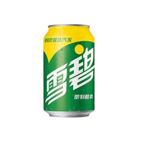 雪碧清爽柠檬味汽水饮料330mL1听