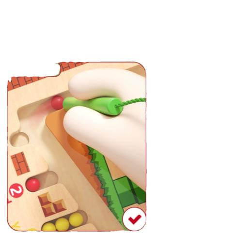 【铭塔】儿童磁力迷宫玩具走珠益智运笔专注力训练滚珠颜色分类计数板铭塔-磁力计数迷宫(水管) 商品图4