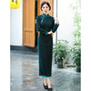SYG-696旗袍2024新款年轻款高端气质改良高级感日常高贵九分袖秋冬女 商品缩略图0
