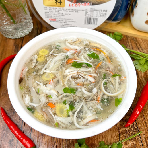 七彩干贝汤料方便速食快捷食品闽闽南佳肴 200克 商品图4