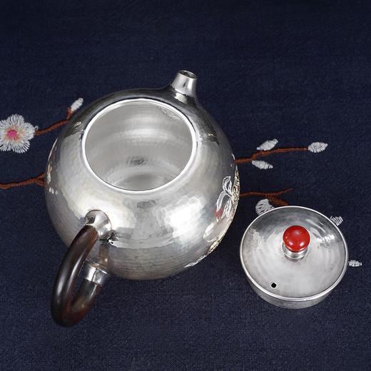 子佩集S999银【如意令】嵌金提梁壶小茶壶公道杯摆件茶杯摆件茶具套装【ZJ007】【ZJ005】【ZJ006】【ZJ012】2311 商品图8